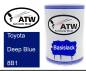 Preview: Toyota, Deep Blue, 8B1: 500ml Lackdose, von ATW Autoteile West.